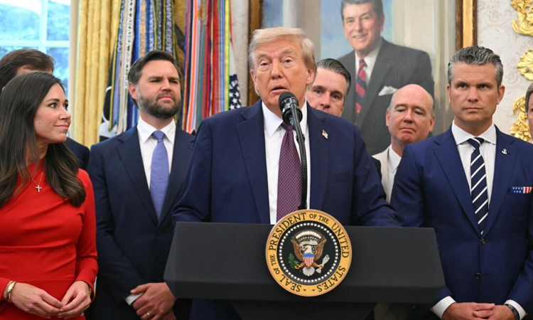 Trump says 11 dead in US strike on drug-carrying boat from Venezuela