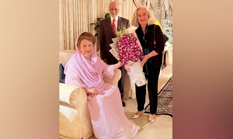 Outgoing France envoy meets Khaleda Zia