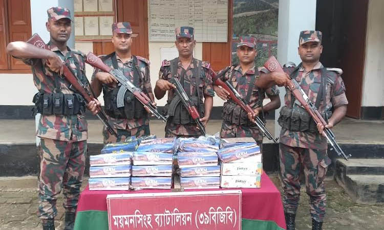 BGB seizes Indian goods worth Tk 1.2mln at Sherpur border