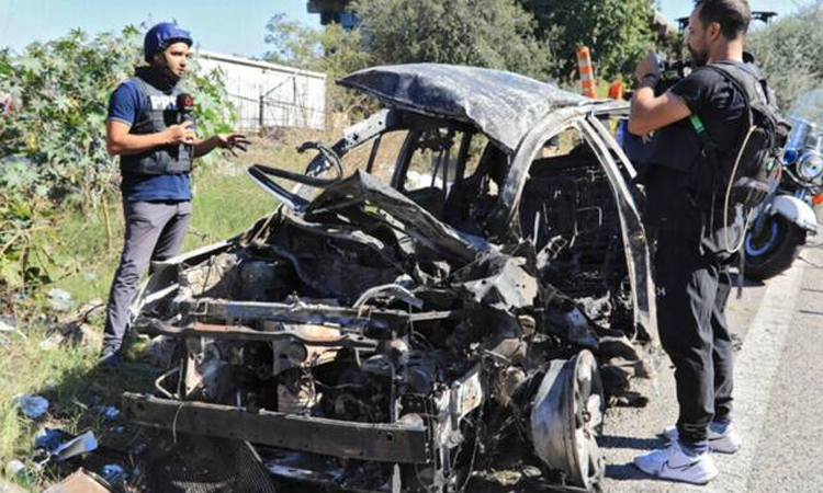 Lebanon state media reports Israeli strike on car south of Beirut