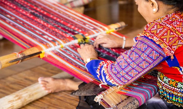 Santana Tanchangya weaves dreams in traditional hilly pinon