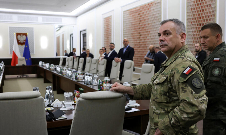 NATO says its air defences helped counter drones in Polish airspace 