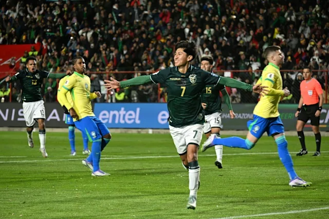 Bolivia down Brazil to grab World Cup play-off spot