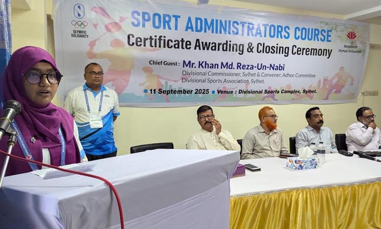 Olympic solidarity sport administrators’ course held
