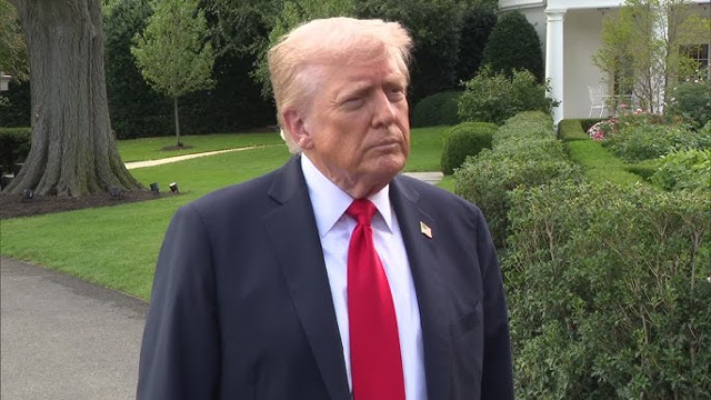 Trump urges peaceful response to Charlie Kirk killing
