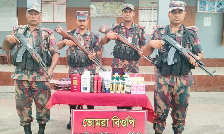 BGB seizes smuggled Indian goods in Satkhira