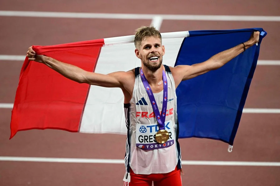 France's Gressier shocks field to win world 10,000m gold