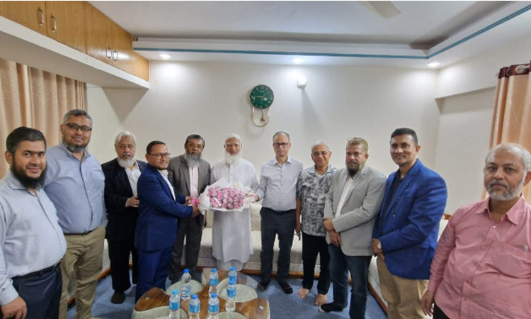 Industrial owners' delegation meets Jamaat Ameer