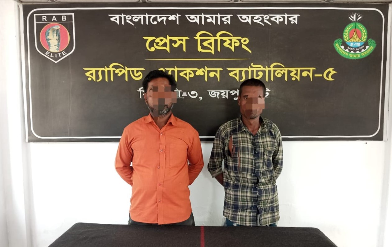 Two held with idol worth Tk 80 lakh in Naogaon