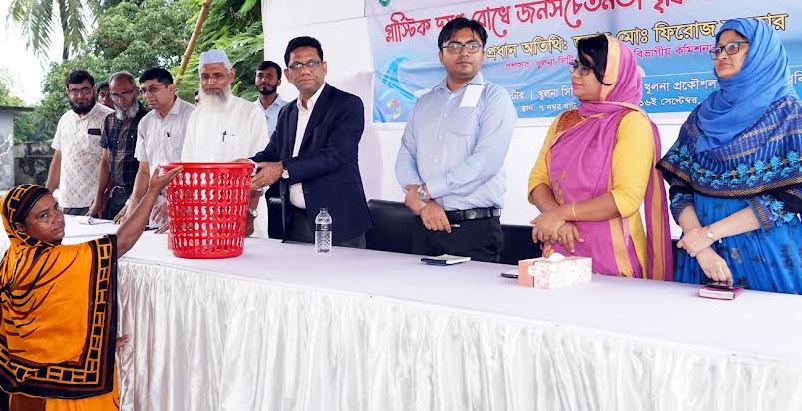 KCC distributes waste bins, asks for regular cleanliness drive
