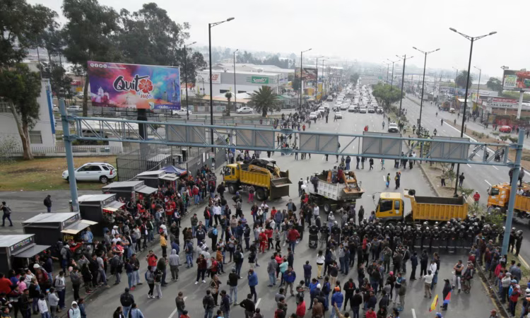 Ecuador declares emergency over fuel subsidy protests