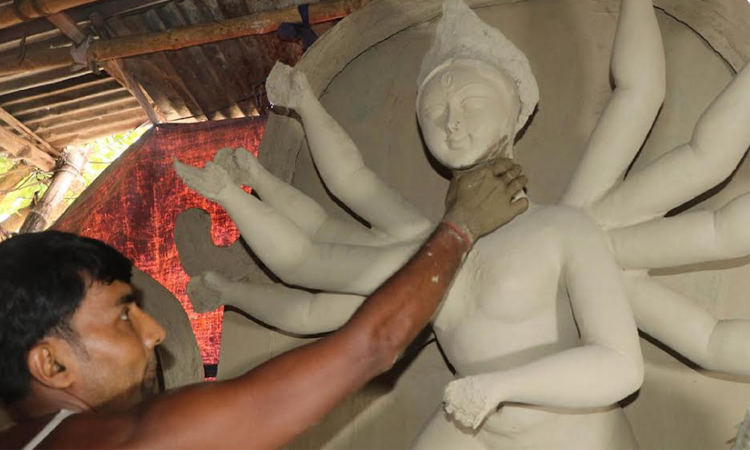 Preparations afoot for Durga Puja celebration in Rajshahi
