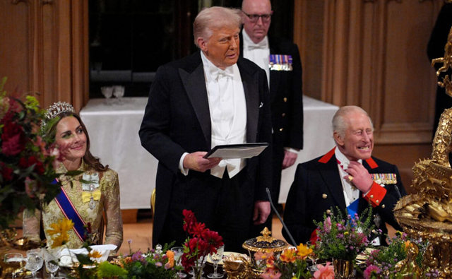 Trump's UK state visit gets political after royal welcome