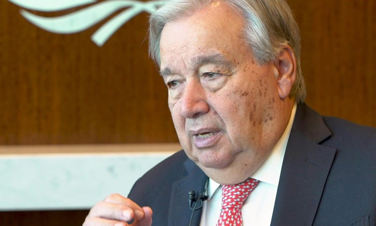 UN chief warns 1.5C warming goal at risk of 'collapsing'