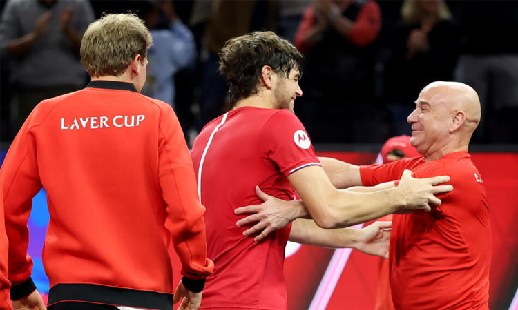 Fritz downs Zverev to seal Team World Laver Cup win over Europe