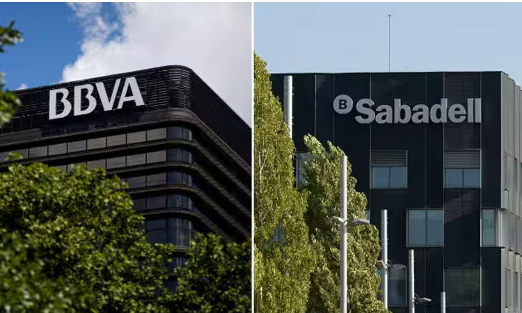 Spanish bank BBVA raises offer for rival Sabadell