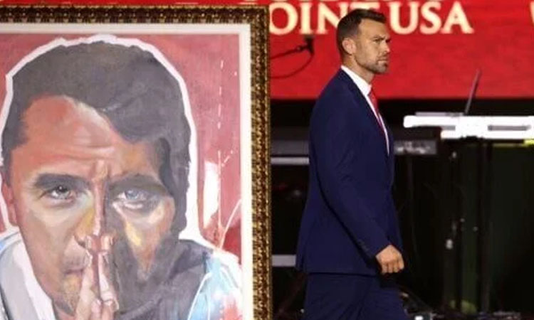 Trump voters bid farewell to 'martyr' right-wing activist Charlie Kirk