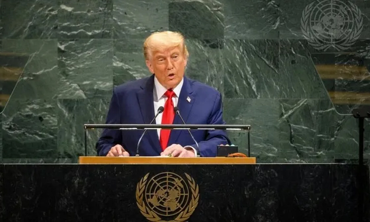 Trump attacks UN and Europe in blistering comeback