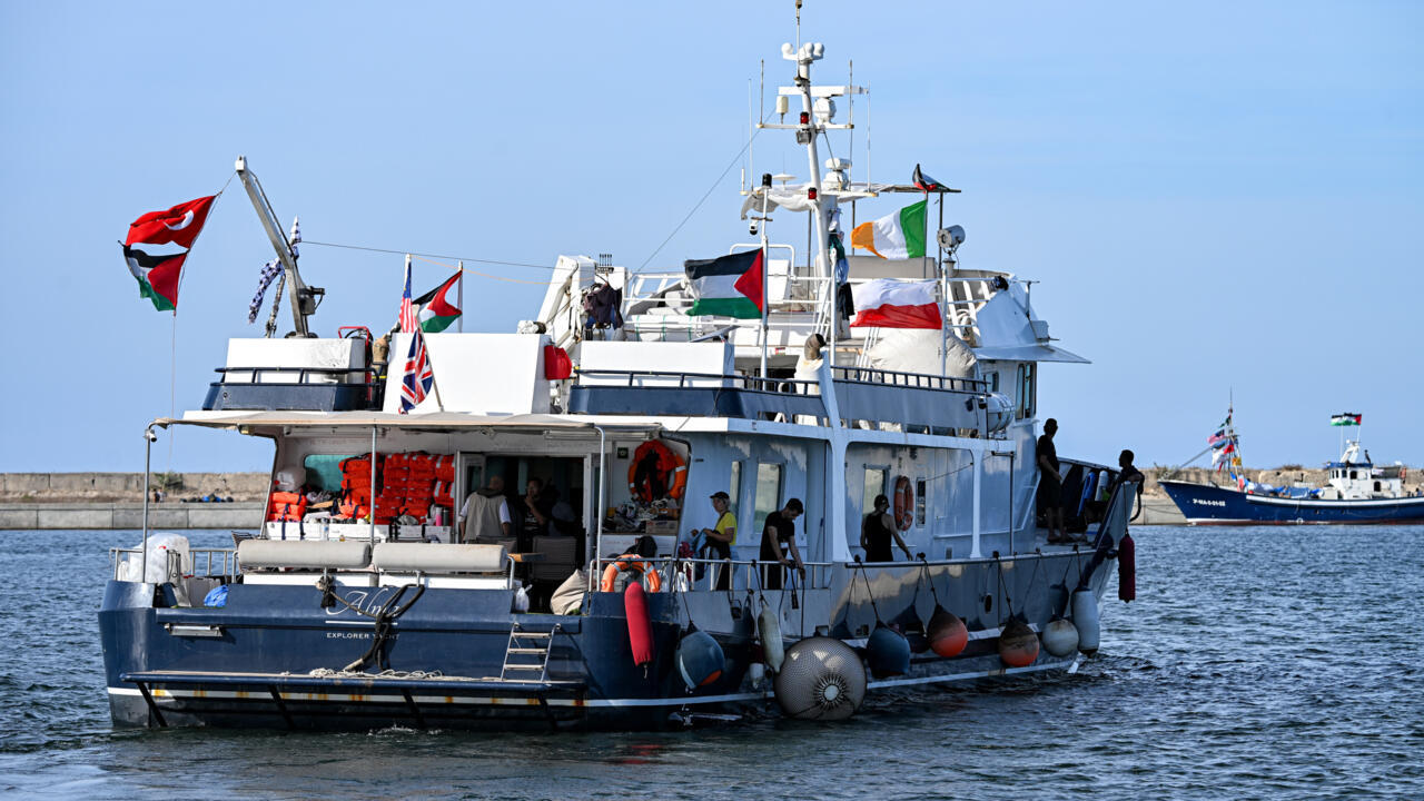 Italy deploys frigate after drone 'attack' on Gaza aid flotilla