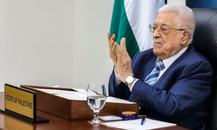 Palestinian leader tells UN no role for Hamas in state