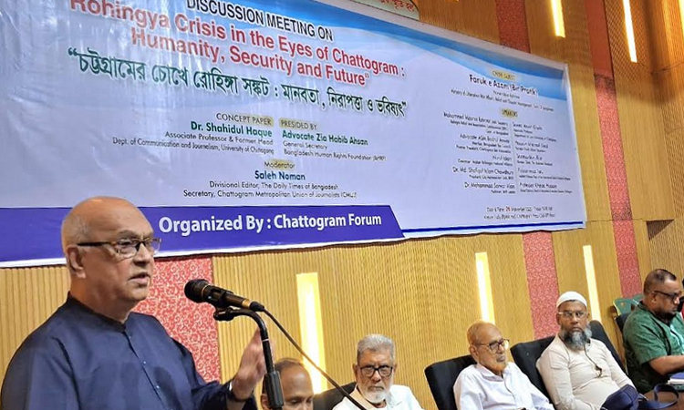 Faruk-e-Azam for global support to resolve Rohingya crisis 