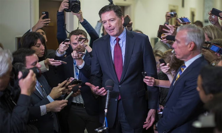 Trump labels indicted ex-FBI chief Comey 'dirty cop'