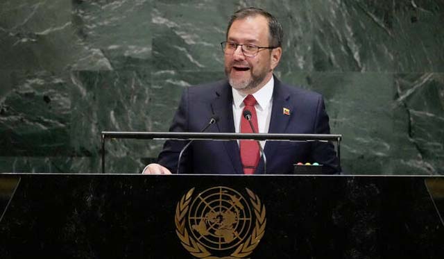 Venezuela at UN seeks support against US 'threat'