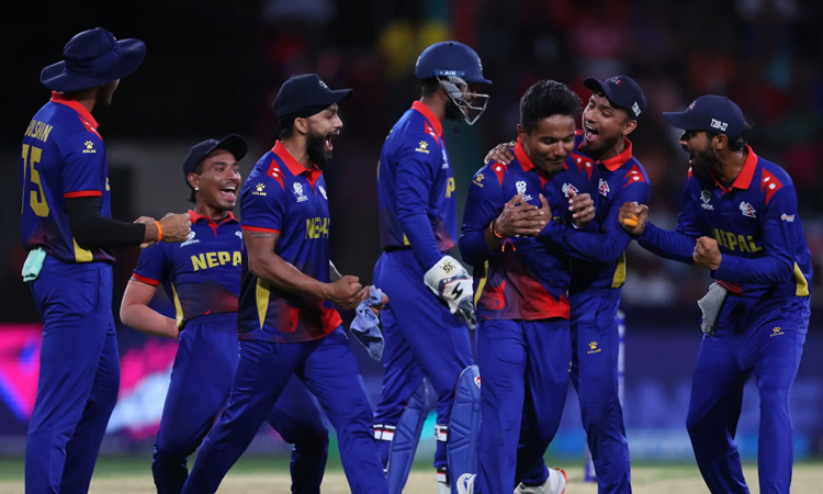 Nepal savours 'historic' first win against West Indies