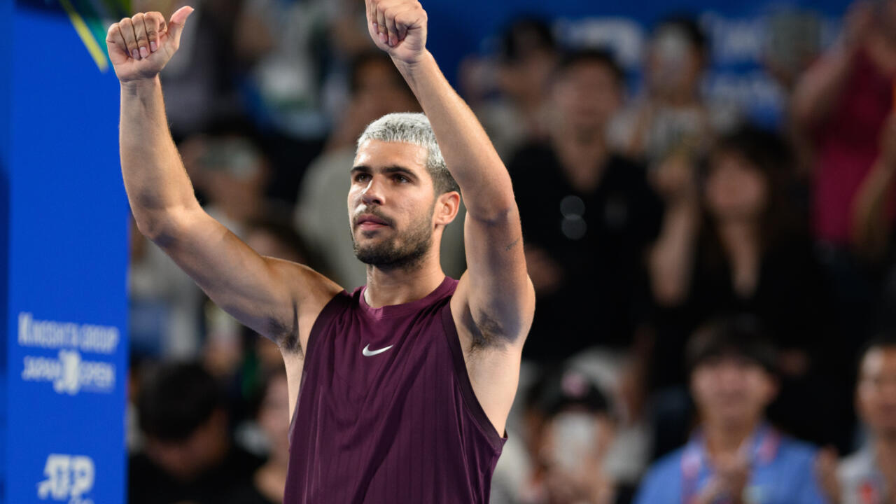 Alcaraz fights back in Tokyo to emulate Nadal with 10th final of season