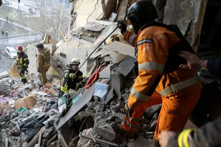 Ukraine says Russia drone strike kills family of 4 in Sumy