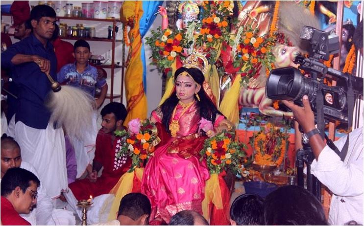 Kumari Puja celebrated in Rangpur city