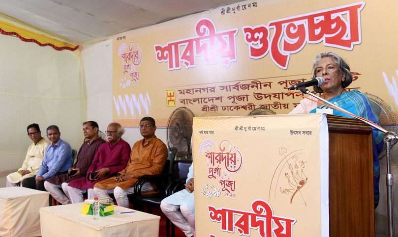 Sharmeen calls for upholding human responsibility during Durga Puja