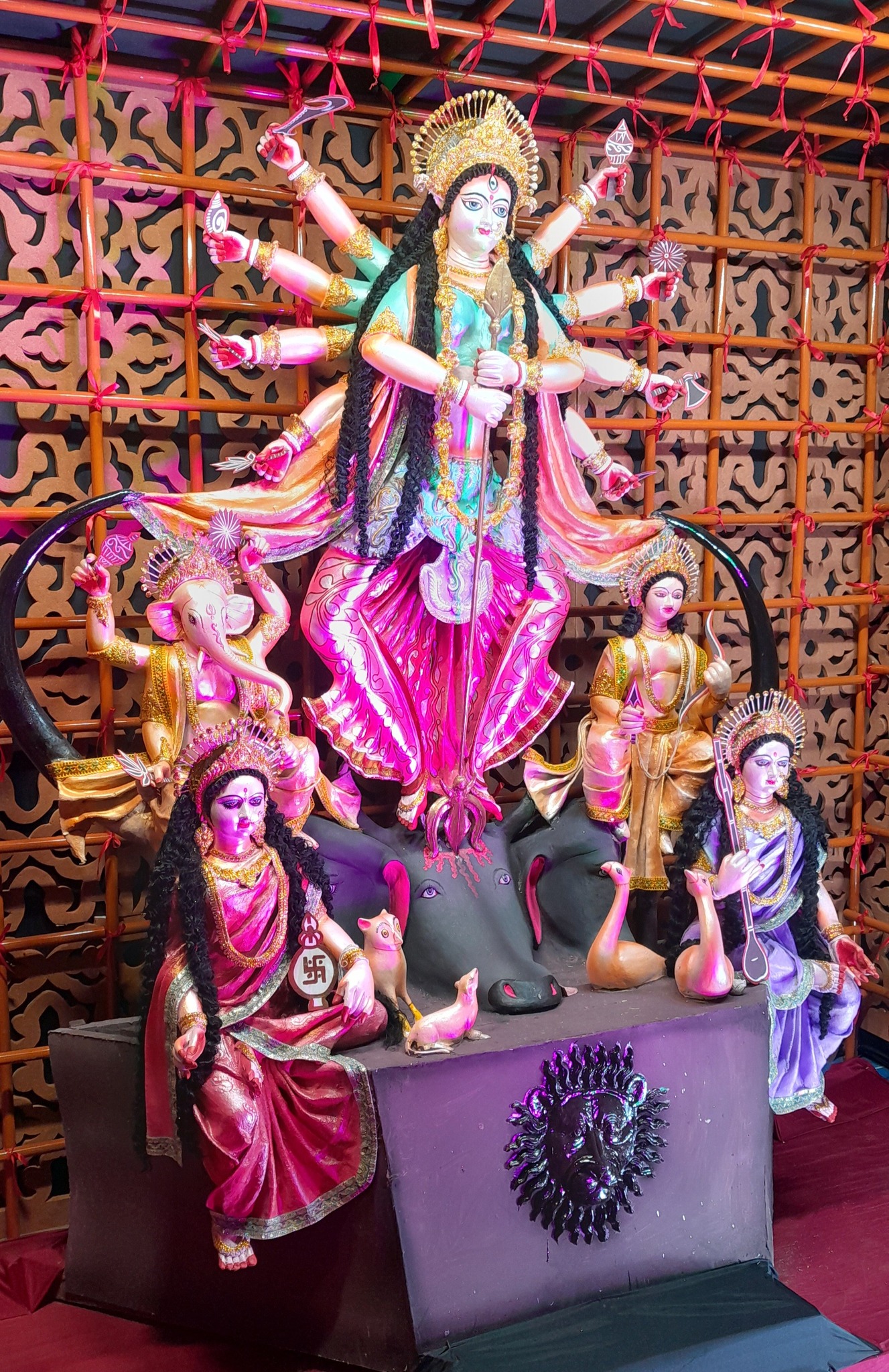 Maha Nabami of Durga Puja festival celebrated in Rajshahi
