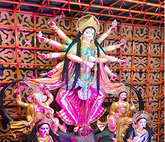 Maha Nabami of Durga Puja festival celebrated in Rajshahi