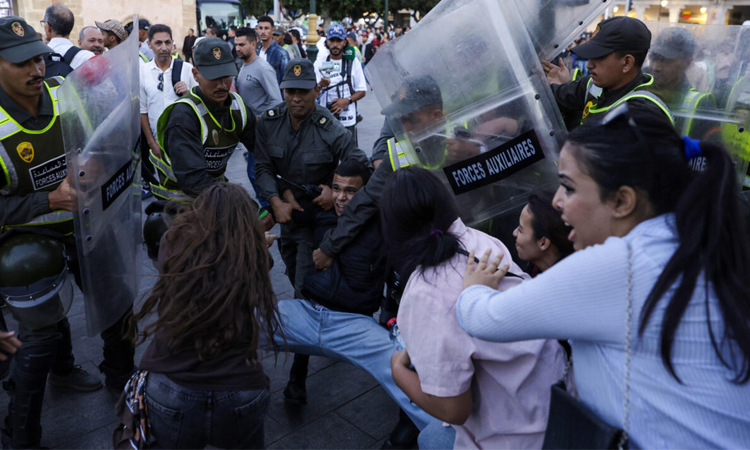 Two killed as violence flares in Morocco protests