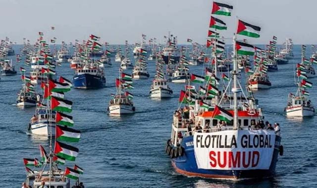 Gaza aid flotilla presses on despite Israeli interception