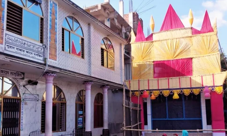 Coexistence of mosque-temple shines communal harmony in Lalmonirhat