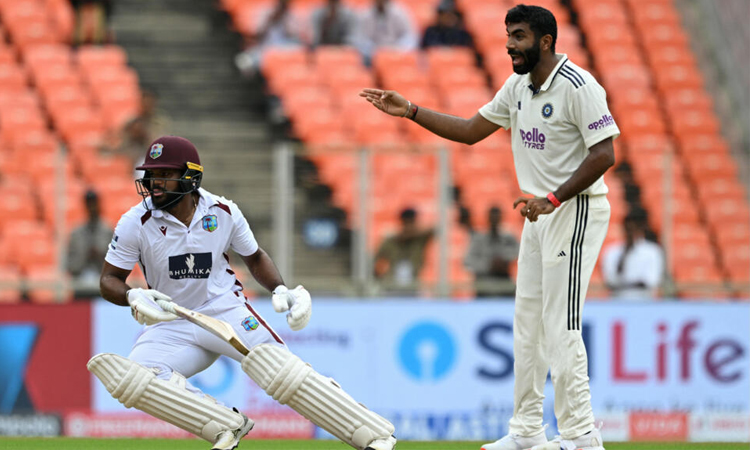 Siraj on song as West Indies stumble to 90-5 in first India Test