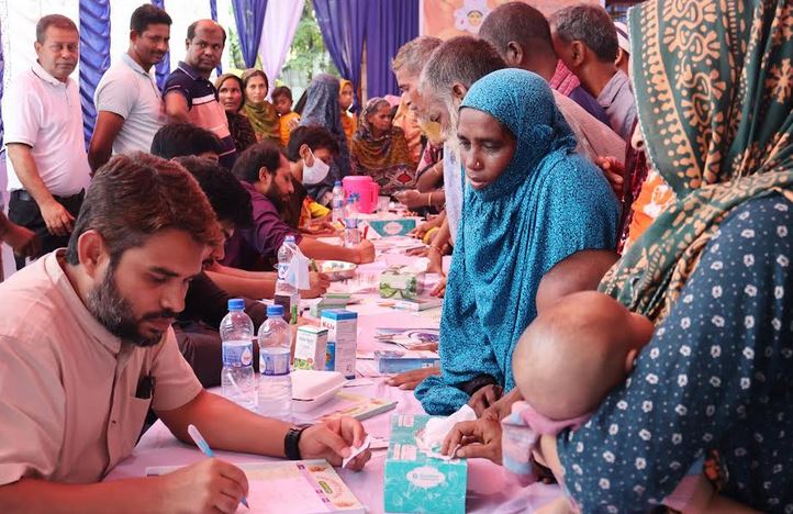 Free Medical Camp set up in Natore marking Durga Puja 
