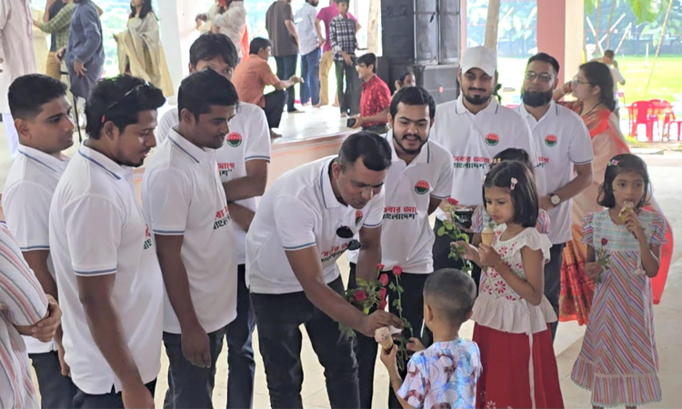 JCD leader Tariqul extends Bijoya Dashami greetings at DU