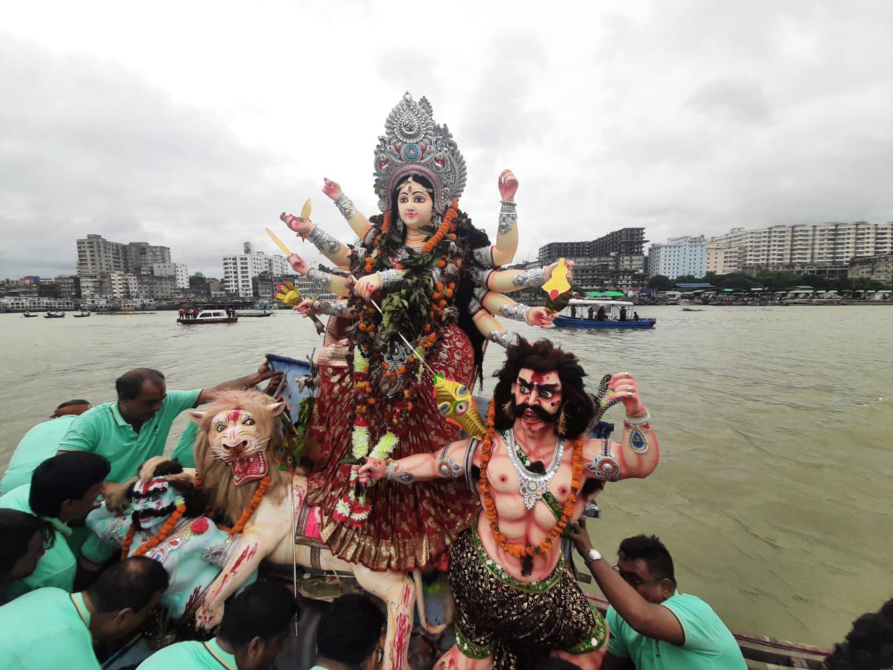 5-day Durga Puja concludes with immersion of idols