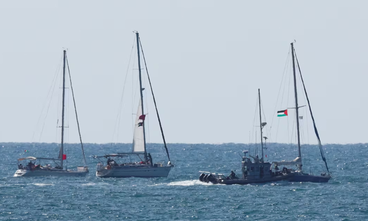 Organisers say last Gaza flotilla boat intercepted by Israel