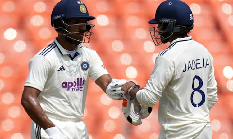 Jurel, Jadeja power India's lead to 164 against West Indies