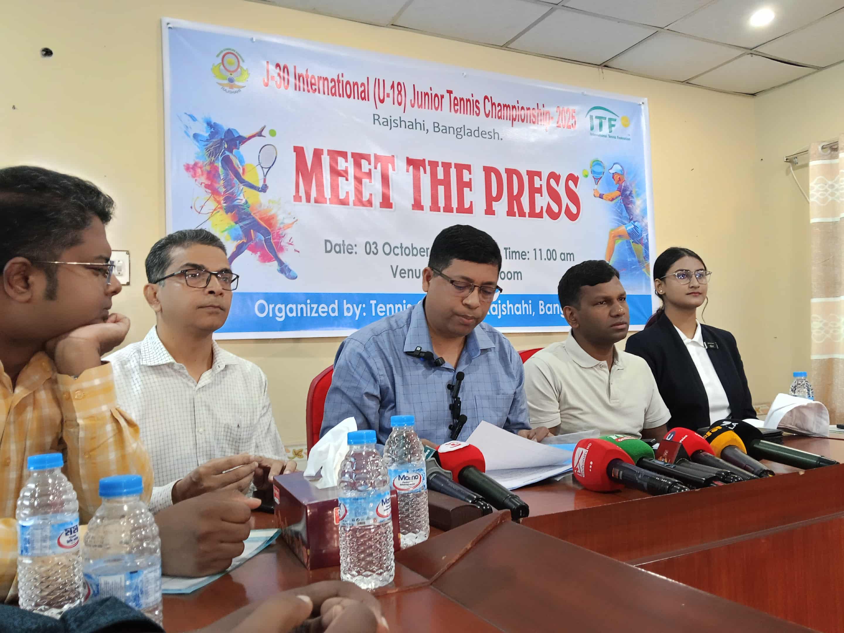International tennis tournament begins in Rajshahi tomorrow