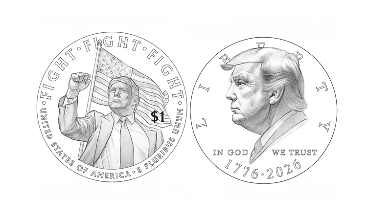US Treasury Department mulls minting $1 coin with Trump's image