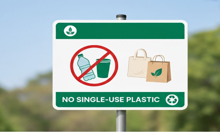 Single-use plastics banned at Secretariat from Sunday