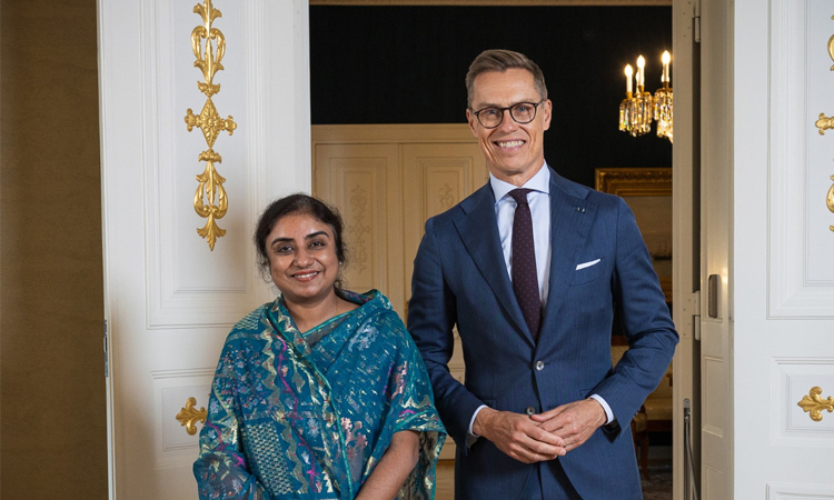 Finnish President praises Bangladesh's socio-economic progress