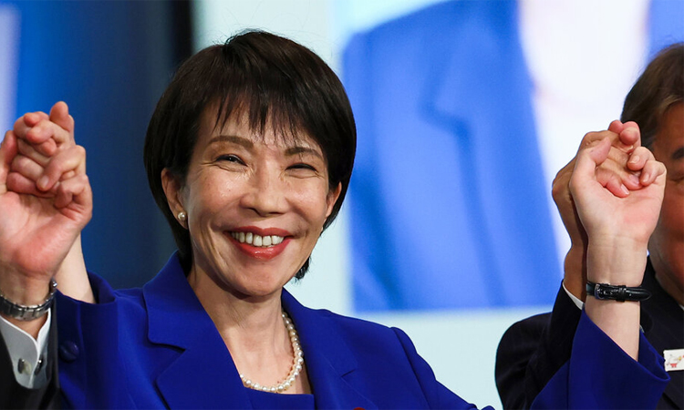 Japan stocks soar after Takaichi named ruling party head