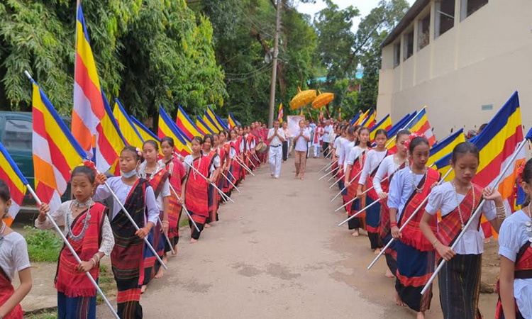 Prabarona Purnima being celebrated in Rangamati 