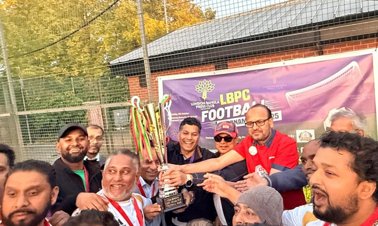 London Bangla Press Club Football tournament held in London